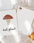 Postkarte Glück - Fliegenpilz