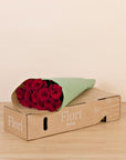 Blumenstrauss sicher verpackt in Flori-Versandbox