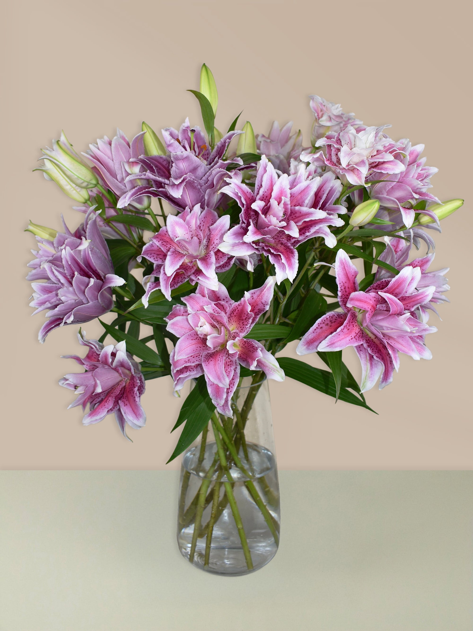 Frischer Lilienstrauß in Pink – Blumen online kaufen und in Österreich liefern lassen