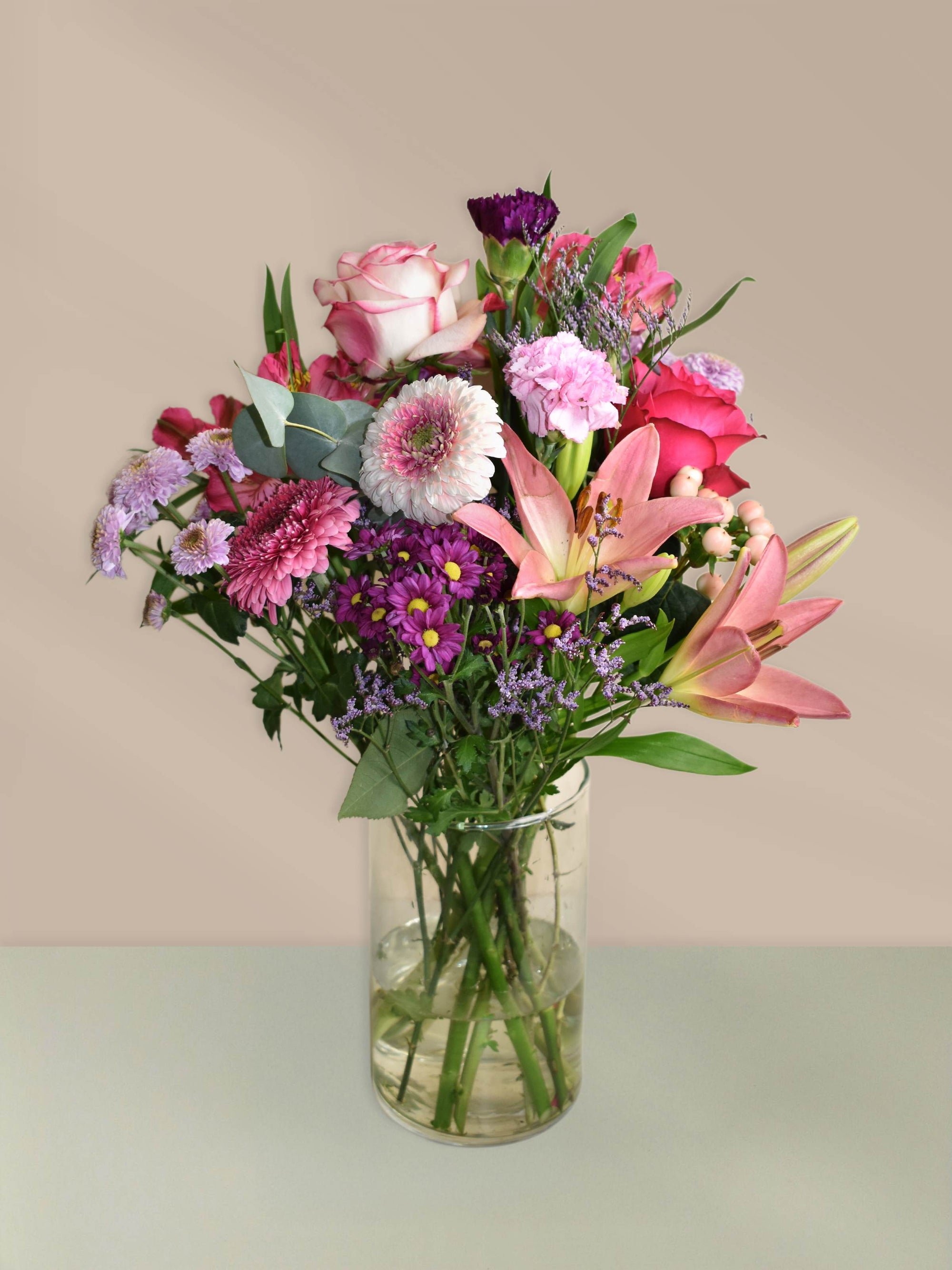 Blumenstrauß Sweet Rosalie – Zartrosafarbene Blumen online kaufen und mit Wunschlieferdatum verschicken“