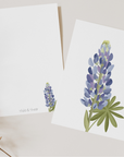 Grußkarte Blume Lupinen