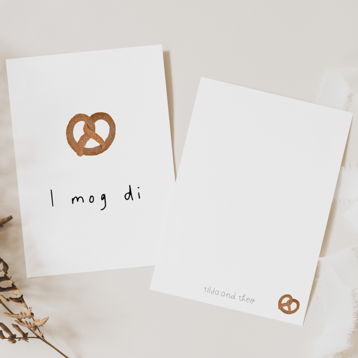 Grußkarte - i mog di