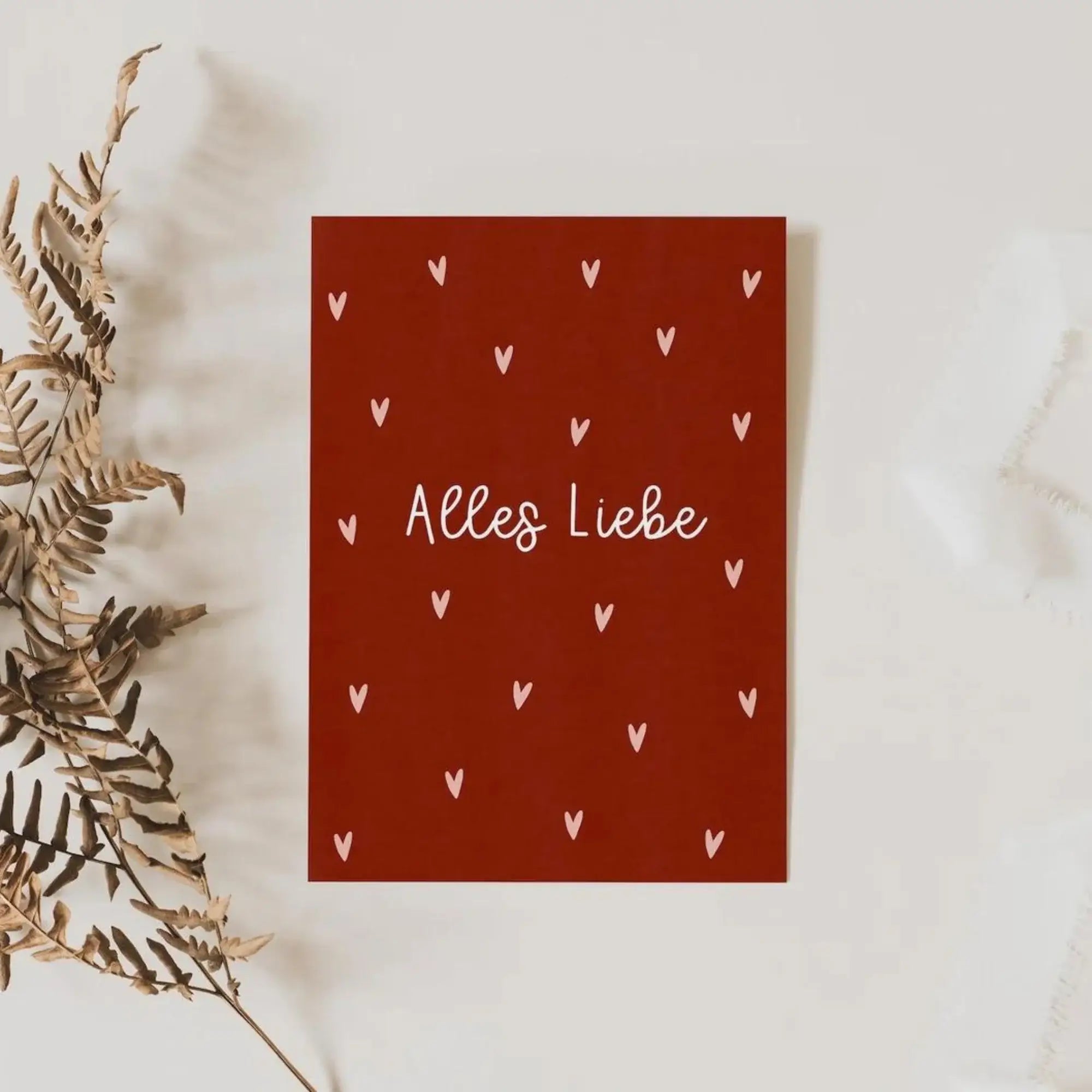 Grußkarte Alles Liebe