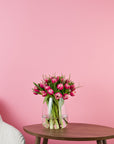 Columbus-Tulpenstrauss in Rosa und Weiss