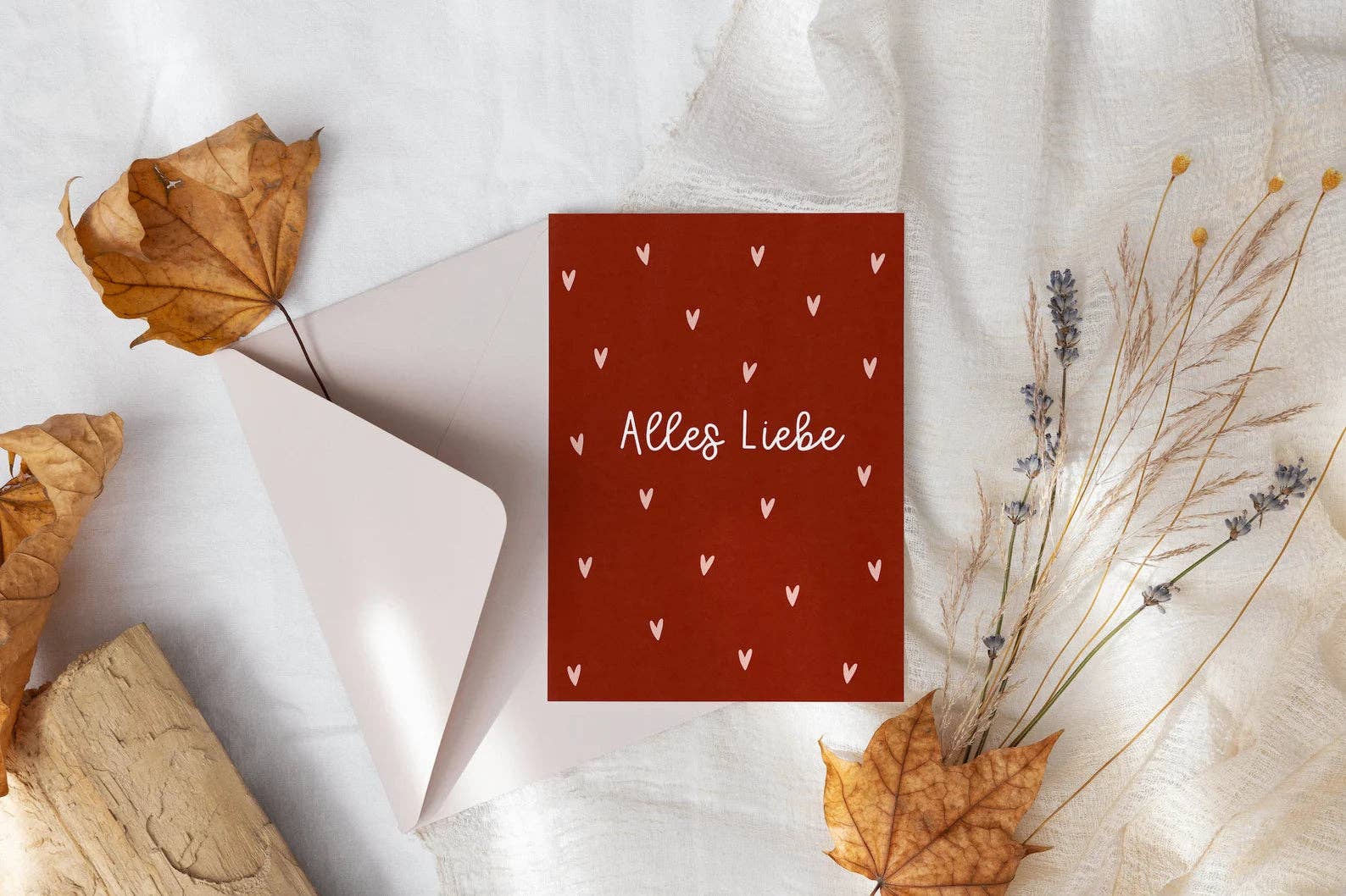 Grußkarte Alles Liebe