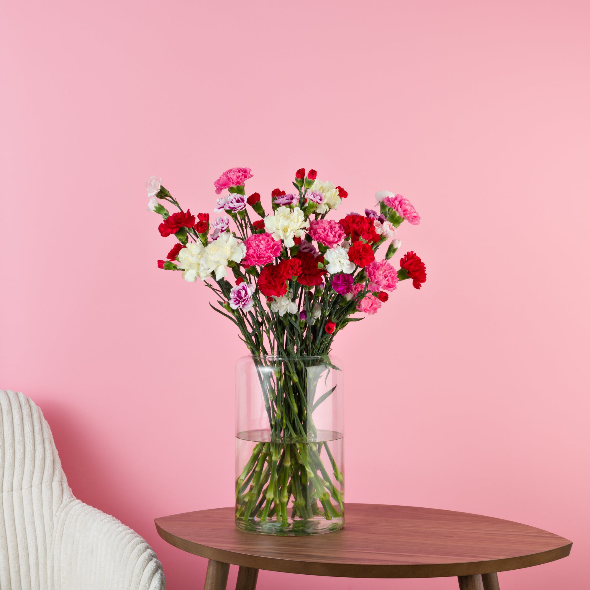 Romantischer Nelkenstrauß