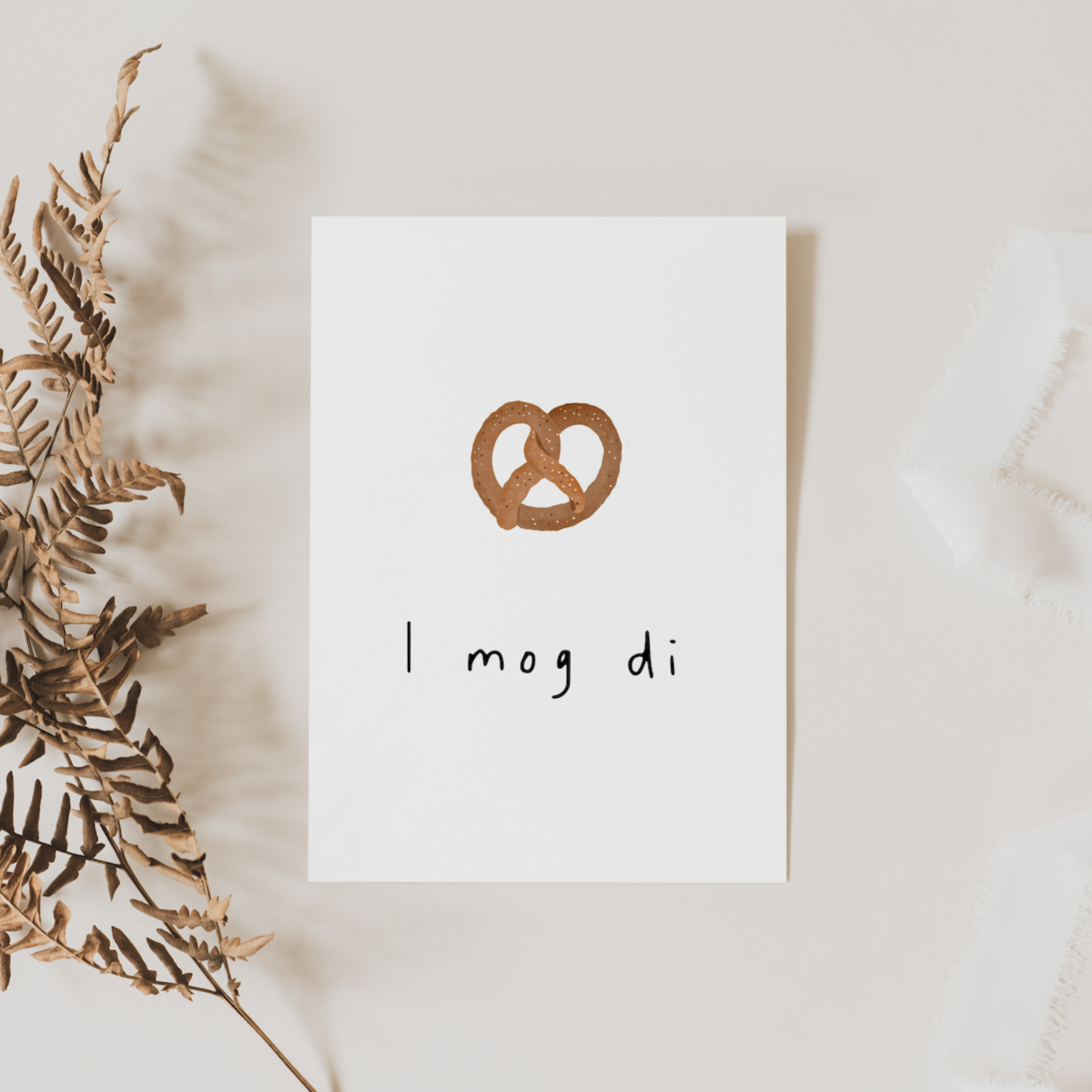 Grußkarte - i mog di