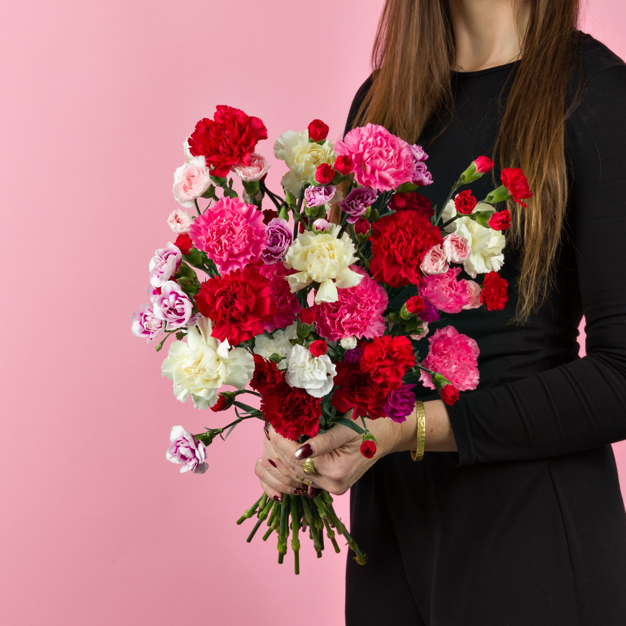 Romantischer Nelkenstrauß