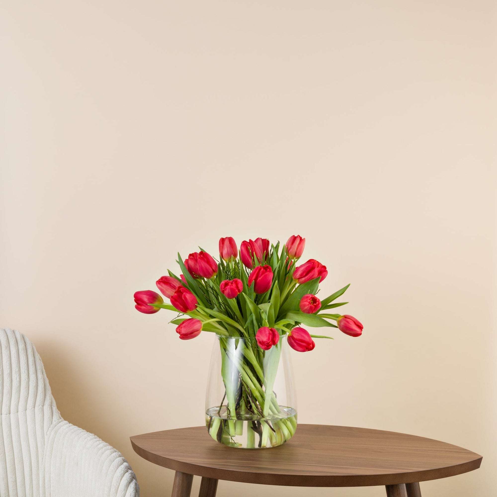 Roter Tulpenstrauss